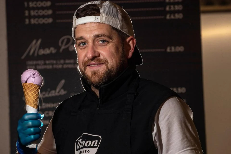 Chef Aaron Heasley in the kitchen